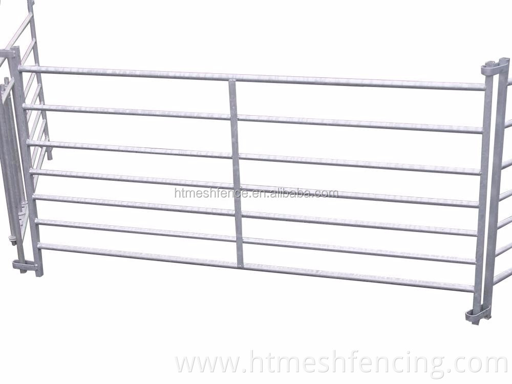 10ft x 6ft cattle hurdles 7 rails interlocking sheep panels Hot dipped galvanized cattle yard